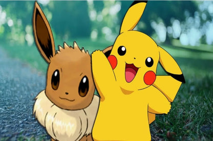Pikachu Photography Backdrop For Kids Birthday Party Supplies Background Cake Table Decor Banner Room Decoration Poster