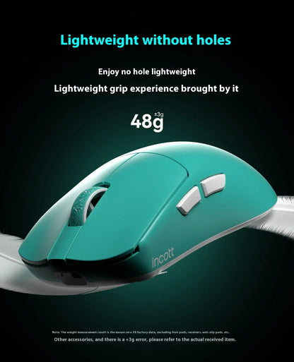 Incott 039/039Pro Wireless Mouse Tri Mod Long Battery Life Web Driver Ergonomics Lightweight Custom Office Gaming Mice PC Gifts