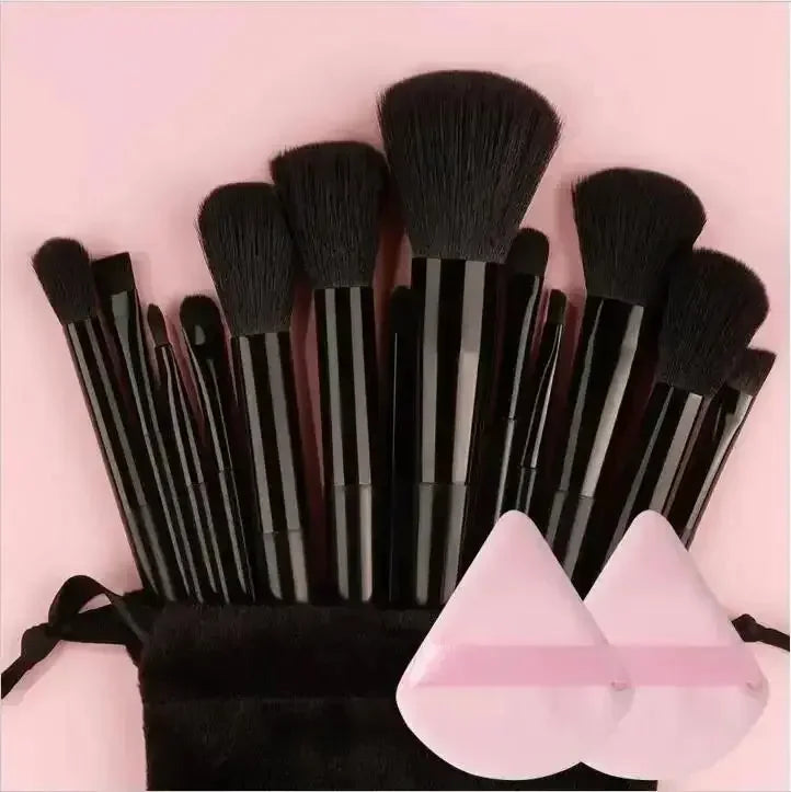 Premium 13-Piece Professional Makeup Brush Set: Soft Synthetic Bristles