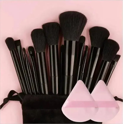 Premium 13-Piece Professional Makeup Brush Set: Soft Synthetic Bristles