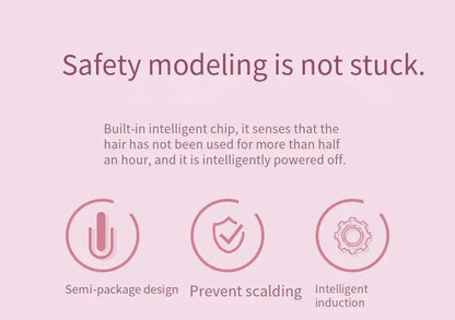 Fully Automatic Curling Iron Anti-Tangle Hair Curler with Negative Ions Latest Curling Wand Hair Curler for long-lasting styling