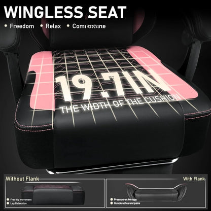 Massage Gaming Chair with Footrest 🎮🪑