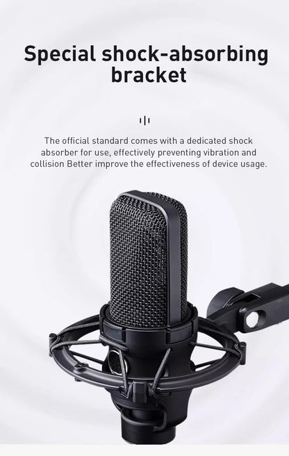 Hot Sale  AT4040 Large Diaphragm Condenser Microphone for Professional Studio Recording with High Sensitivity