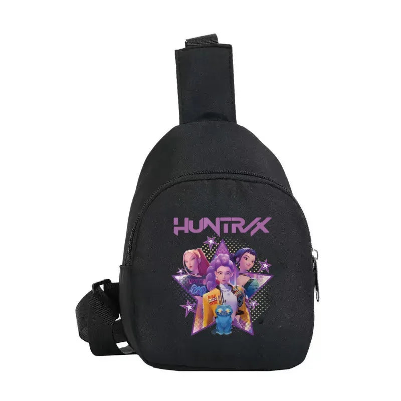 New Children Chest Bag Anime Cartoon Alphabet Fashionable Shoulder Diagonal Straddle Bag Girl Boy Cartoon Casual Chest Bags