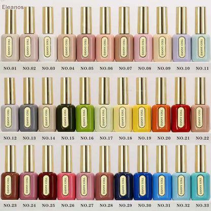 Danny Coll HEMA TPO Free Gel Nail Polish  64pcs With Color Chart 15ml Semi-permanent Nail Polish For Manicure Nail Salon UV Gel
