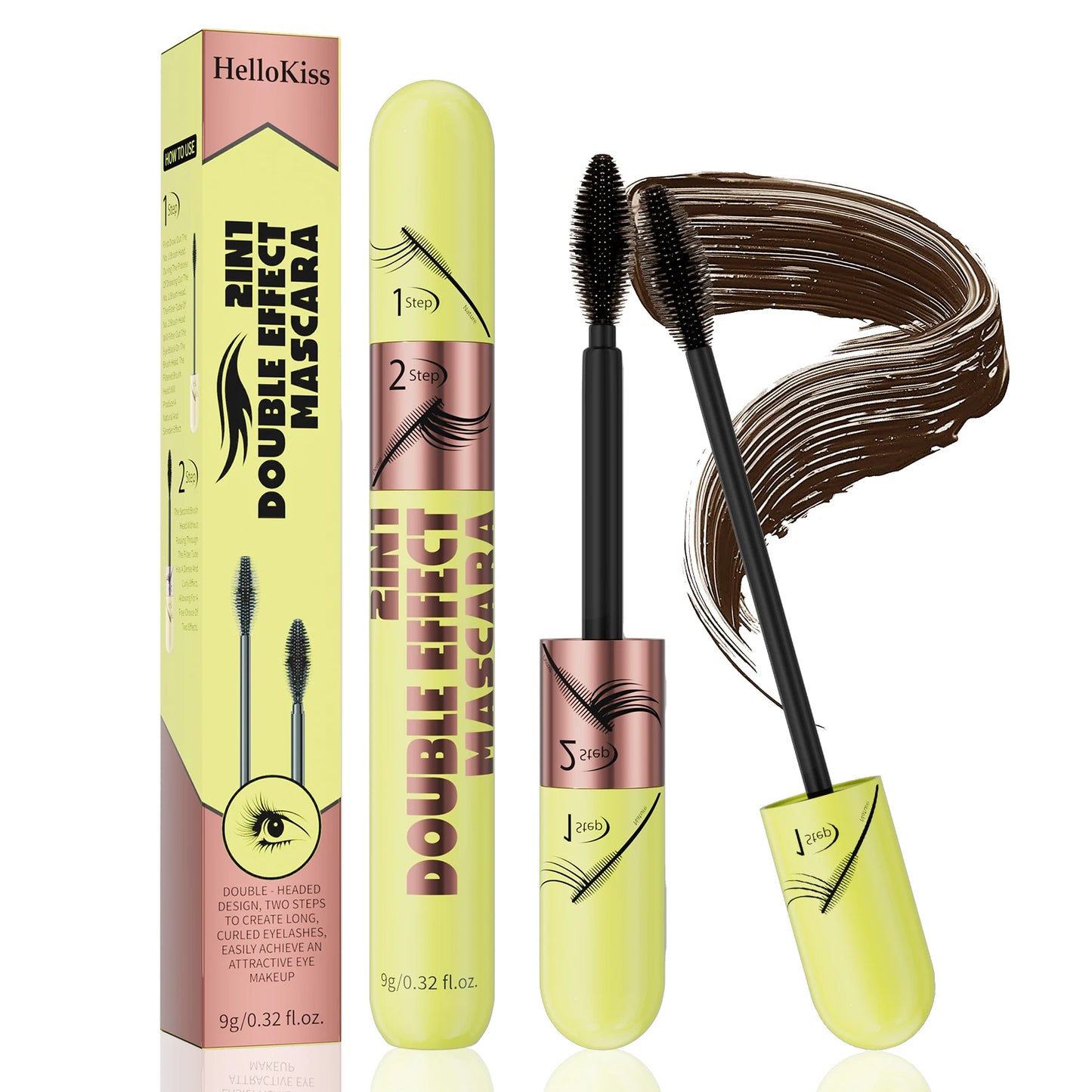 Brown Dual Brush Mascara.