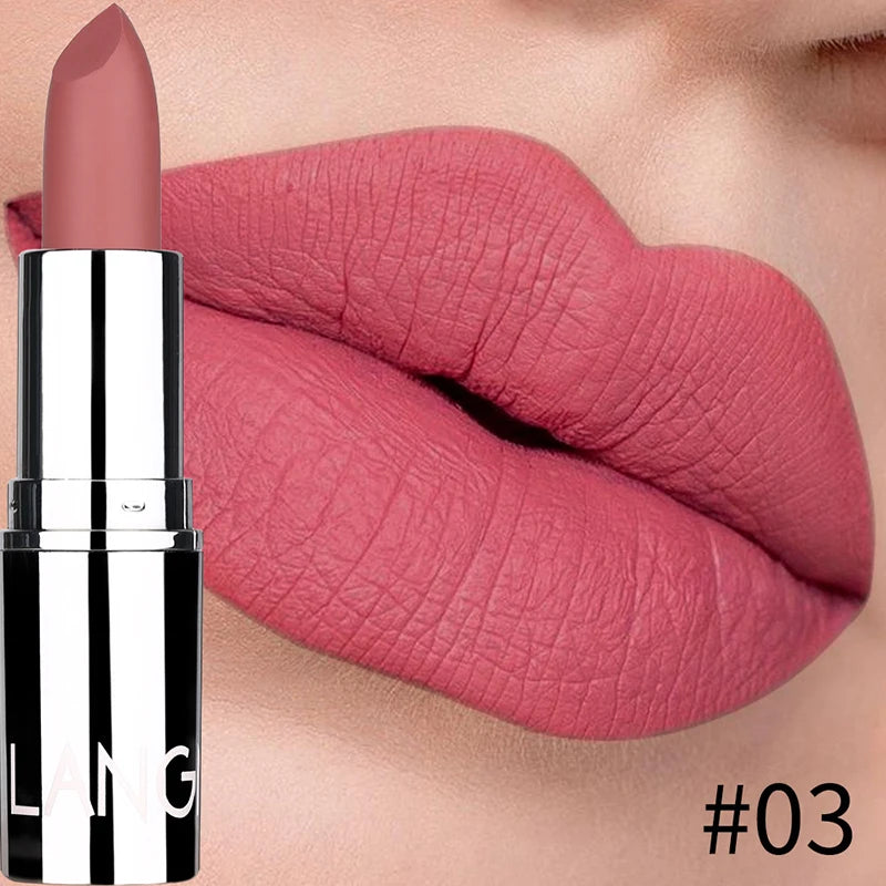 Woman Hydrating Lipstick Not Fade Velvet Air Moisture Smooth Lip Color Lipstick for Daily Lip Makeup