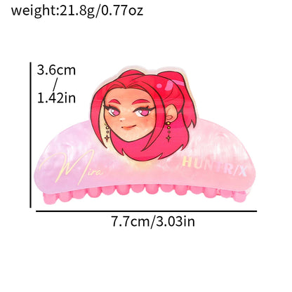 1PC/7PCS Cute girl group hair claw, multi-functional hair accessory hair claw