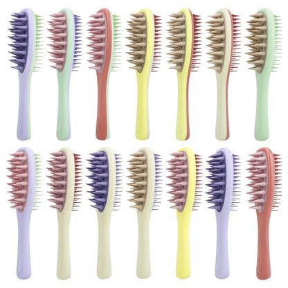Silicone Shampoo Brush Scalp Massage Brush Head Washing Comb two-sided Hair Massager Bath Brush Body Scrubber Hair Accessories