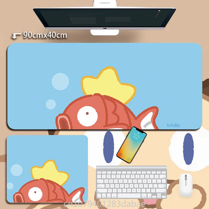 Leather Pokémon Pikachu Keyboard Pad Boy Girl Super Handsome Table Mat Cute Table Mat Computer Accessories PC Game Mouse Pad