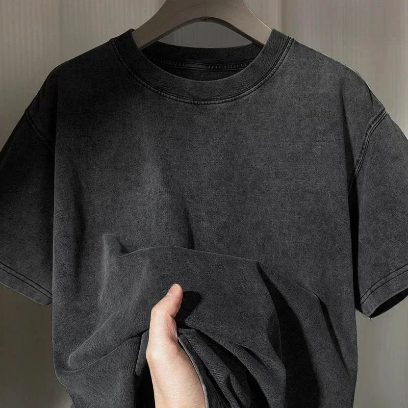 Pokemon Anime Retro Washed T-shirt Cotton Men's and Women's Summer New Item Plus Size T-shirt Y2K Loose Casual Short Sleeved Top