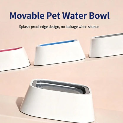 Floating Pet Bowl Dog 1L Cat Water Dispenser ABS Plastic Pet Drinking Bowl for Long-Haired Pets Drinking Dispenser with Filter
