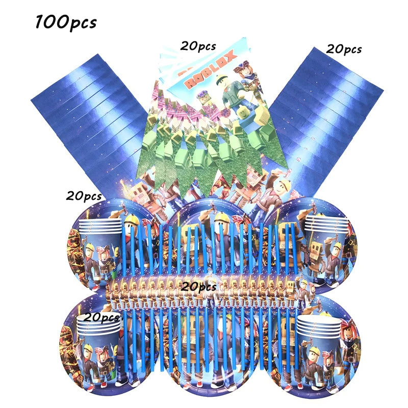 Roblox Birthday Party Decoration Set XL