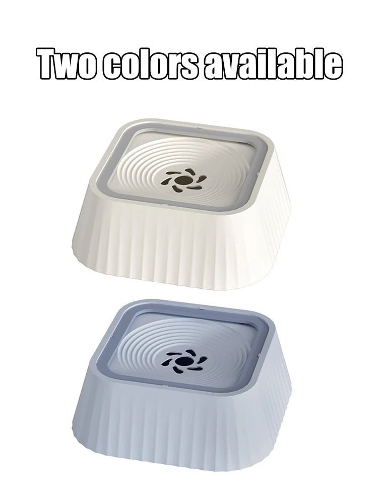 Pet Floating Drinking Water Bowl Dog And Cat Neck Protection Non-Slip Floatation Water Tray Pets Drinking Bowl