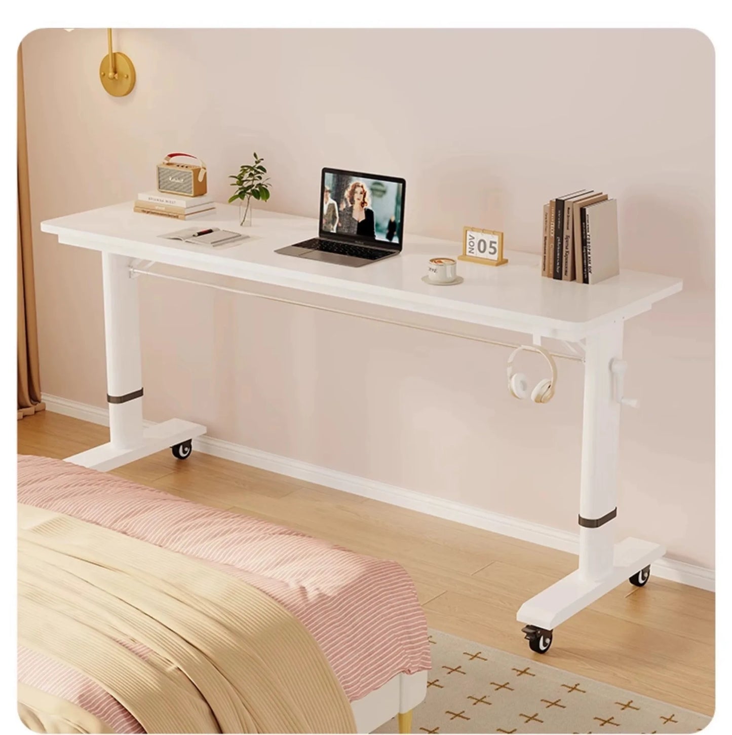 Adjustable Overbed Laptop Desk