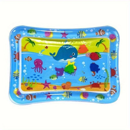 Thickened Large Square Scratch-Resistant Pet Inflatable Water Bed Toy, Pet Interaction Cooling, water spraying, and ice cooling