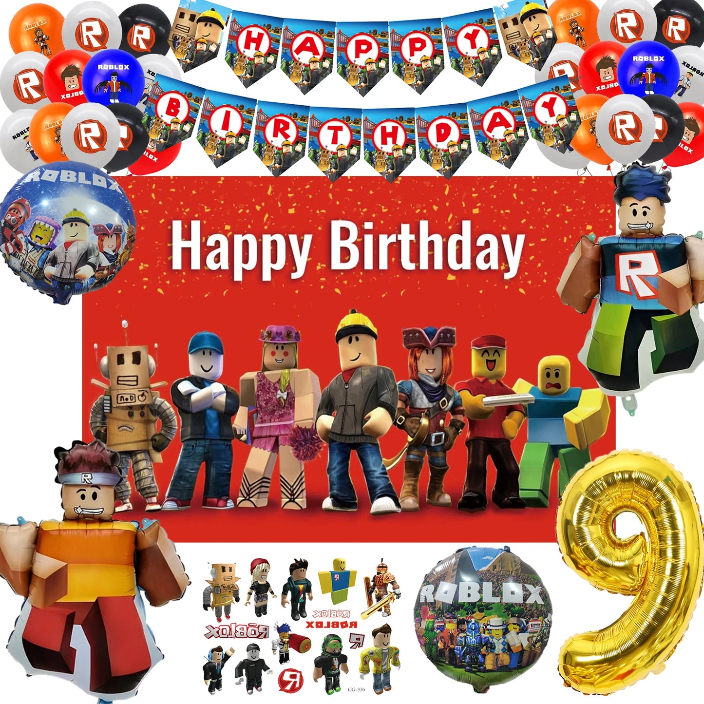 Roblox Party Decor Set 1