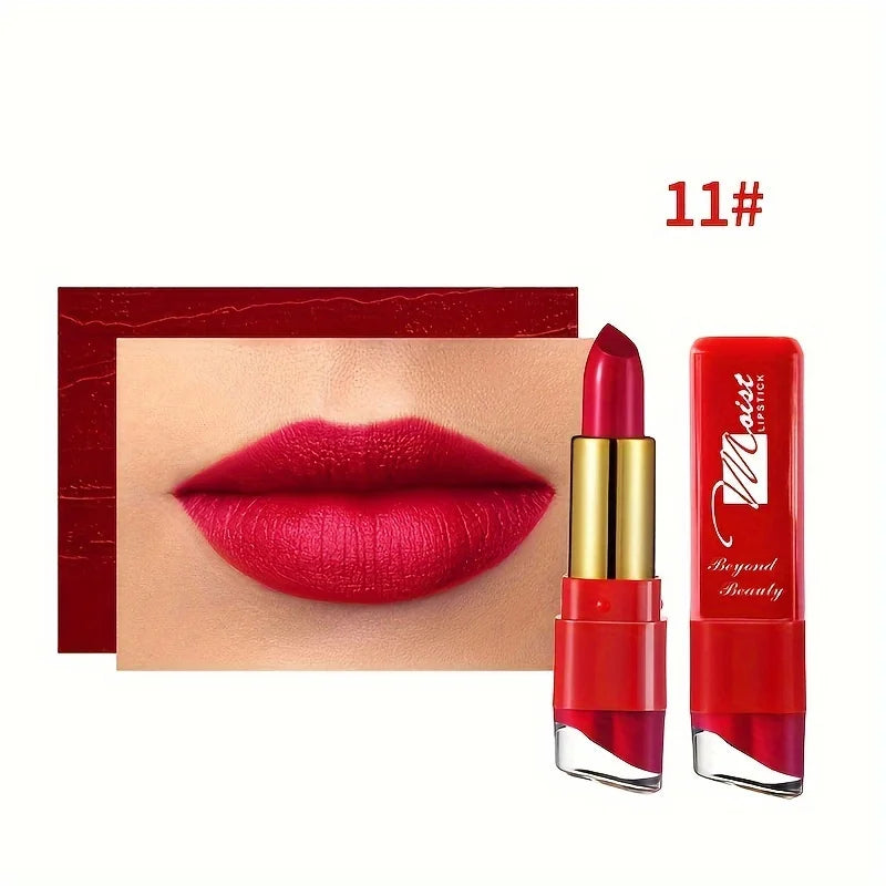 Beyond Beauty Creamy Moisturizing Lipstick: Long-Lasting Satin Finish (12 Shades)
