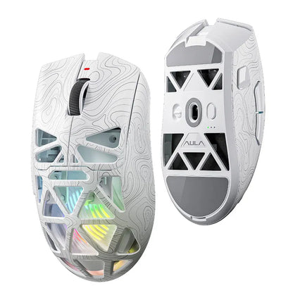 AULA SC620 Gaming Mouse Wired/Bluetooth/2.4G Light Weight Mouse Gamer PAW3311 Adjustable 12,000 DPI Life PC Gaming Accessories