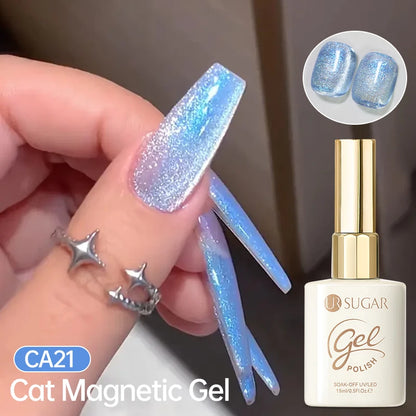 UR SUGAR 15ml Cat Magnetic Gel Nail Polish 30 Colors Semi Permanent Magnetic Gel UV/LED Soak Off Painting Vanrish Design