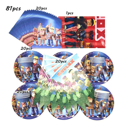 Roblox Birthday Party Decoration Set XL