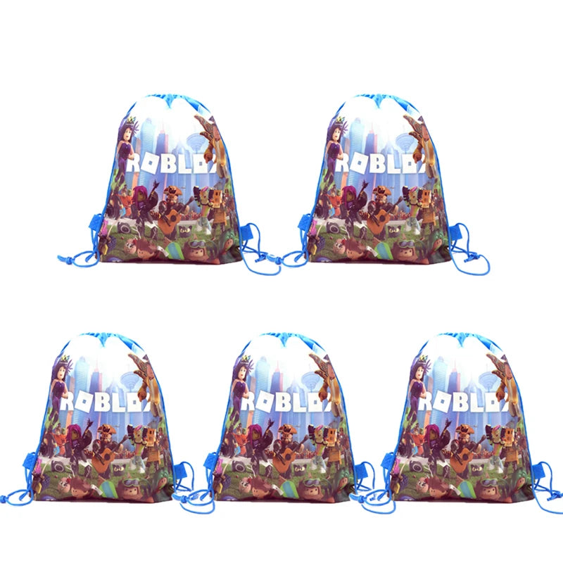 Roblox Drawstring Party Bags Set (6–56pcs)
