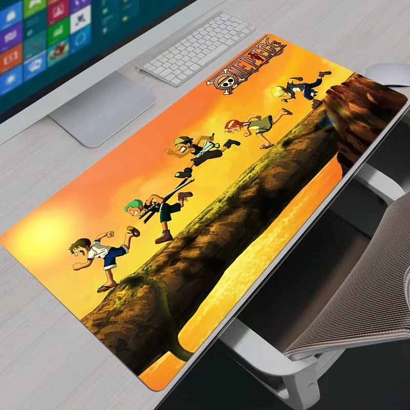 One Piece "Thousand Sunny" XXL Gaming Mouse Pad: Cinematic Horizon Anime Desk Mat