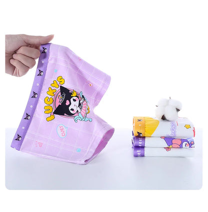 4pcs Pokemon Boys Boxer Underpants Cotton Anime U Pouch Bulge Underwear Cartoon Shorts Kids Cute Breathable Boxer Pants 2-12Y