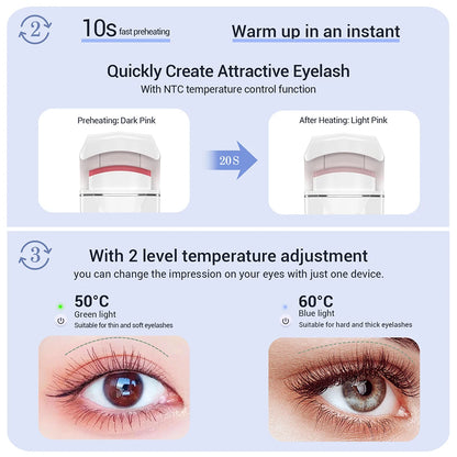 Electric Heated Eyelash Curler.