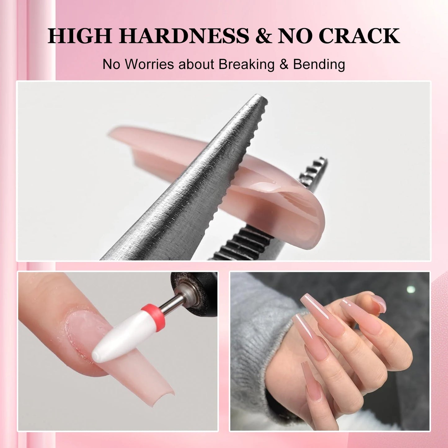 Poly GEL Nail Colors：20 Colors Nail Extension Gel Kit Bright Rainbow Pink Purple Blue Color Collection Poly Gel Nail Kit