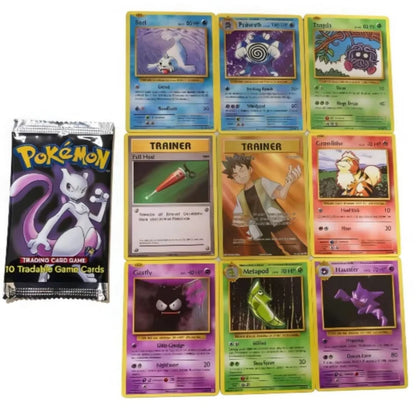 Pokémon Cards  PKM Whole Set Foil 36 Packs1ST Edition PTCG Proxy Card Classic Base Booster Card Venusaur Pikachu Card Toys Gifts