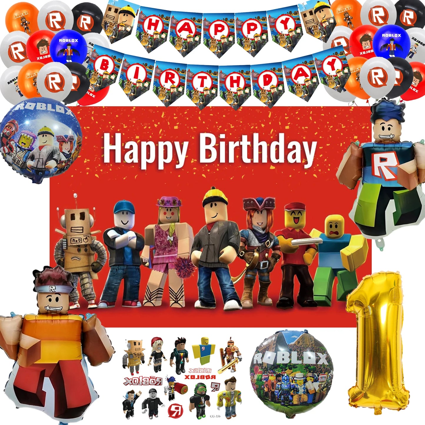 Roblox Party Decor Set 1