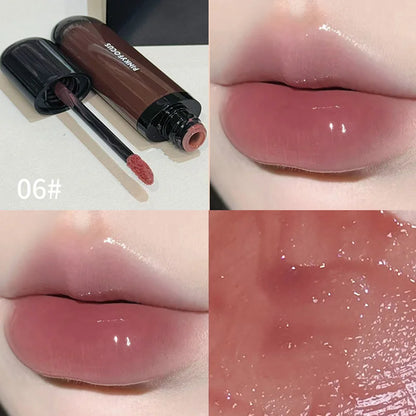 Red Brown Mirror Lip Glaze.