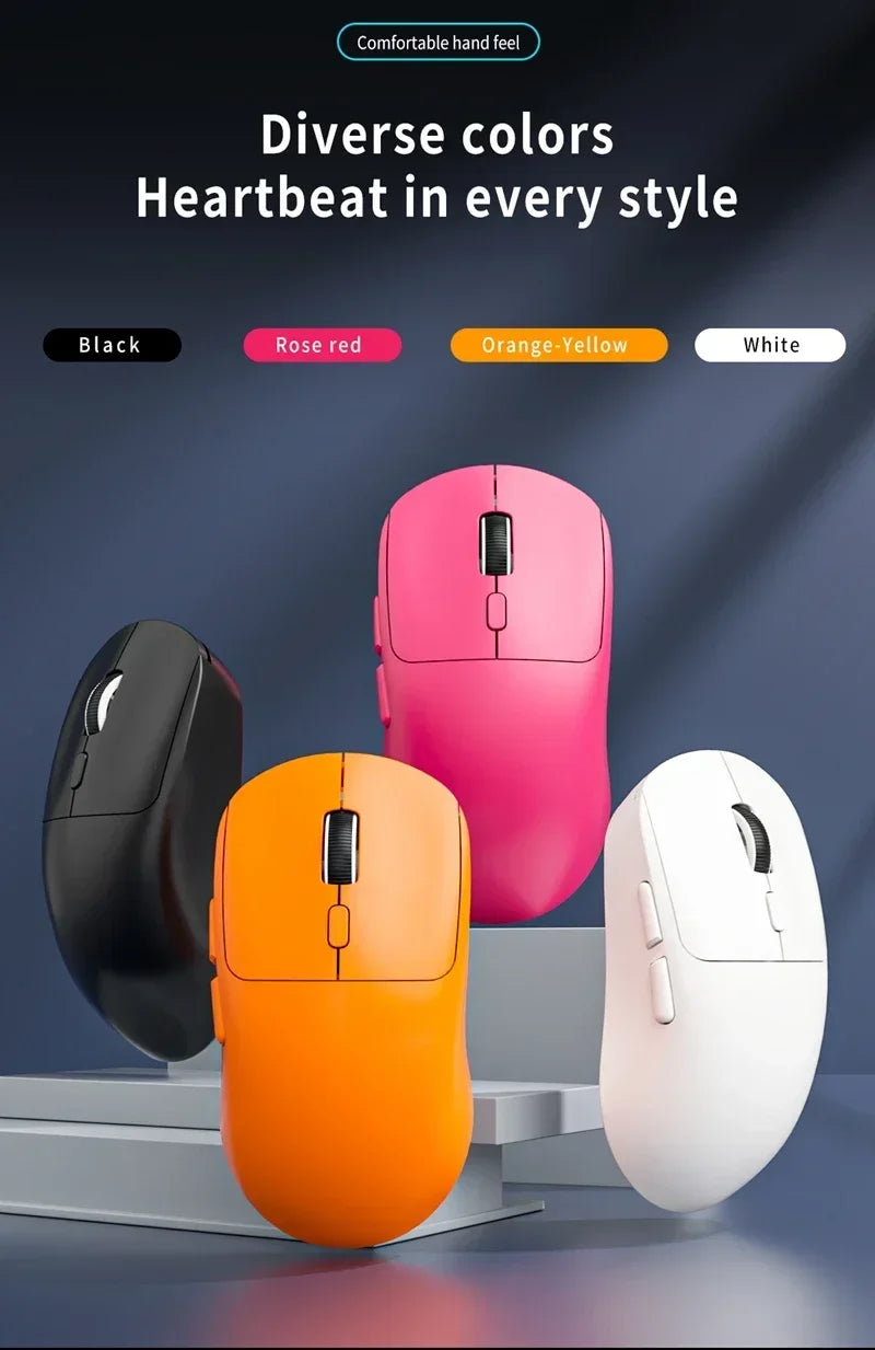 GPW Mouse Bluetooth 2.4G Wireless Three-Mode Rechargeable Ergonomic Office Gaming Portable Mice For iPad PC Laptop Mouse ﻿