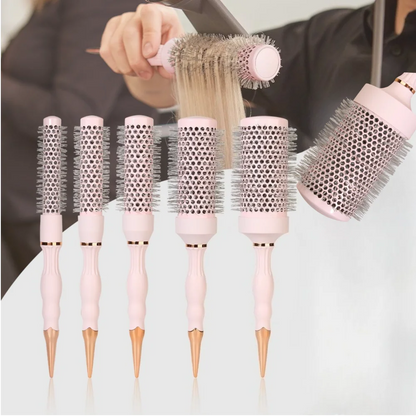 Round Blow Dry Brush Professional Curly Hair Hot Cylinder Comb Suitable for Fashionable Curly Roller Hair Styling Accessories