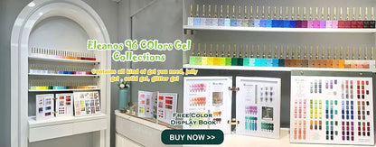 Eleanos 58 Colors Macaron Nail Gel Polish Set TPO FREE Gel Varnishes Nail Salon Wholesale Marnicure UV Gel Learner Kit 15ml