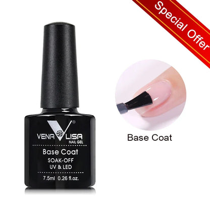 Venalisa VIP4 Nail Gel Polish HEMA/TPO FREE Full Coverage Beautiful Semi Permanent Soak Off UV LED Gel Nail Polish Gel Lacquer