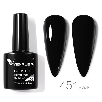 Venalisa VIP4 Nail Gel Polish HEMA/TPO FREE Full Coverage Beautiful Semi Permanent Soak Off UV LED Gel Nail Polish Gel Lacquer