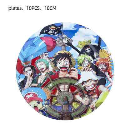 One Piece Luffy Foil & Latex Birthday Balloon Set 🎉🏴‍☠️