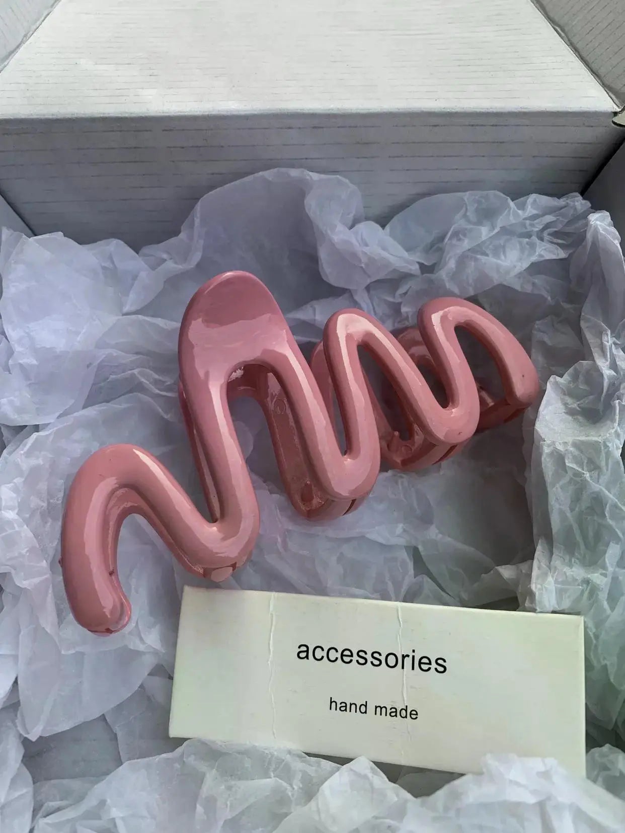 Jelly Wave Hair Claw Clip