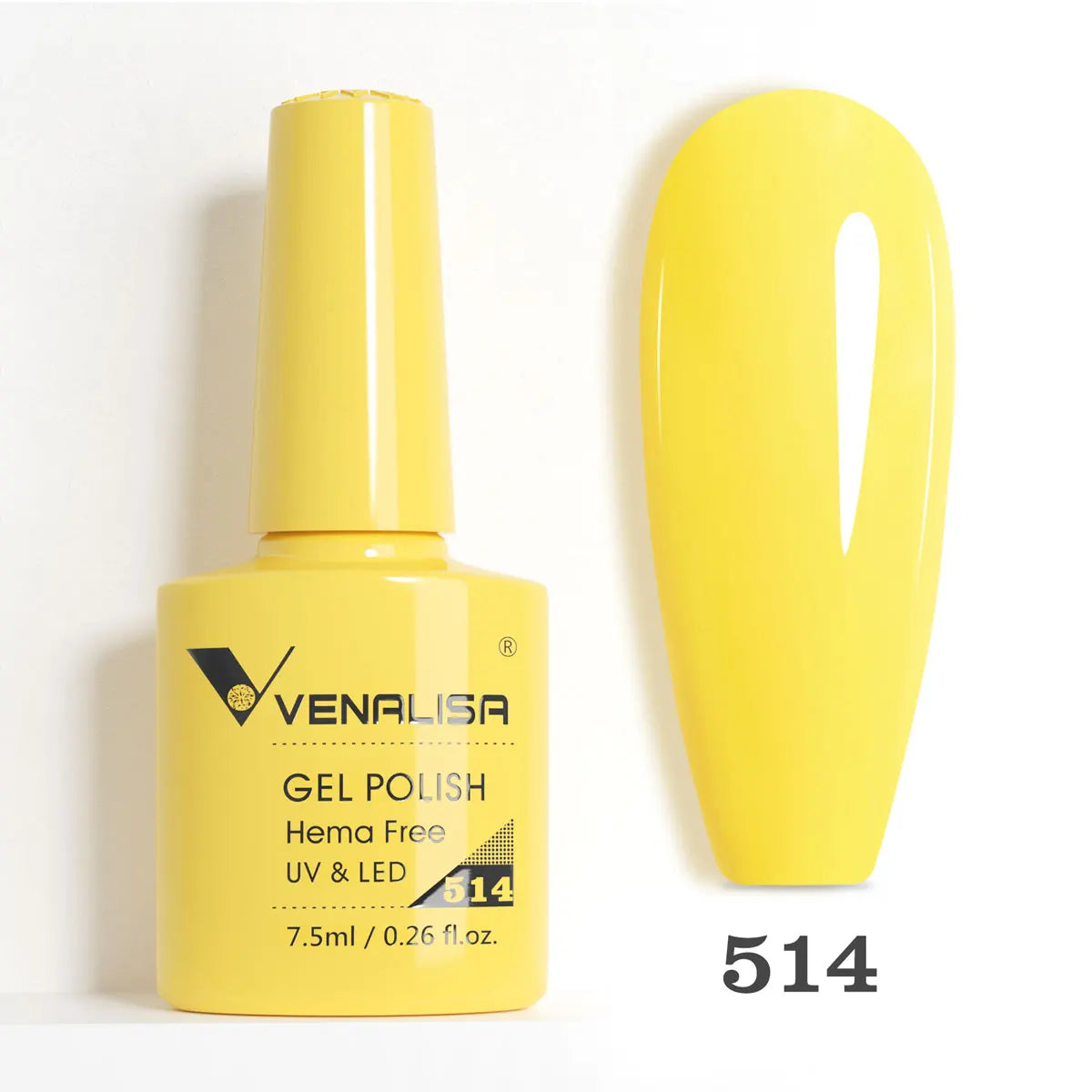 Venalisa VIP5 Nail Gel Polish HEMA/TPO FREE Full Coverage Beautiful Semi Permanent Soak Off UV LED Gel Nail Polish Gel Lacquer