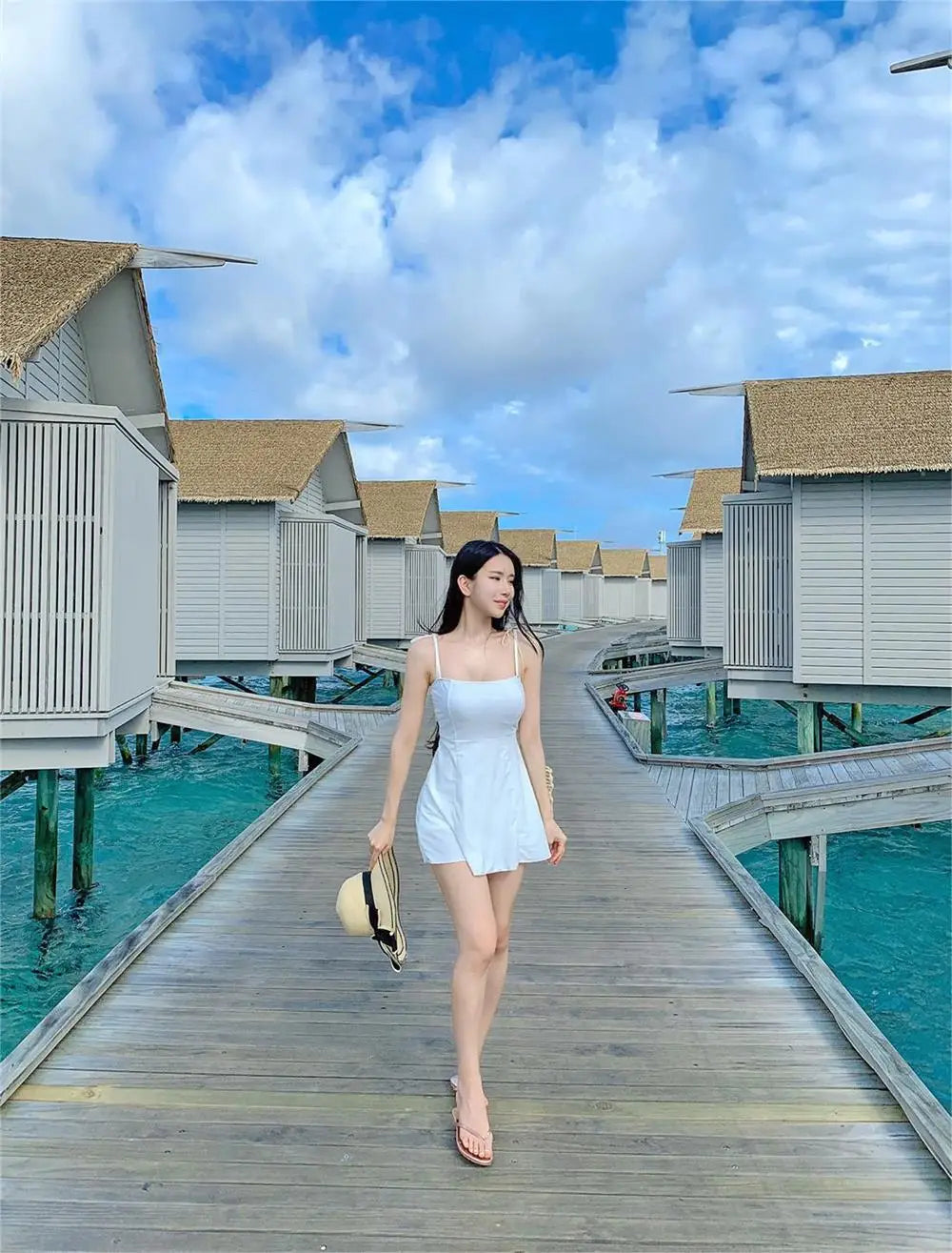 New Women's One-Piece Swimsuit Conservative Cover-Up Thermal Spring Bathing Suit Strapl Sensual Skirt Sle Swimming Costume