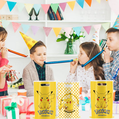 Pikachu Birthday Gift Bag Pokemon Figures Pokemon Gift Bag Pikachu Candy Bag Packaging Giveaway Party Favors Guest Pokemon Gift