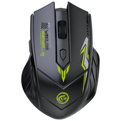 Wireless Mouse Dual Mode 2.4G Bluetooth-compatible Rechargeable Glow Mouse Noiseless Cordless Computer Mice for PC Laptop