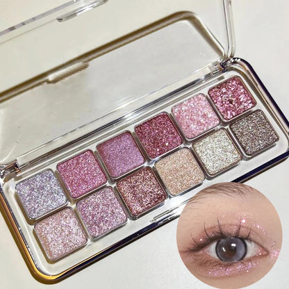 12 Color Peach Palette.