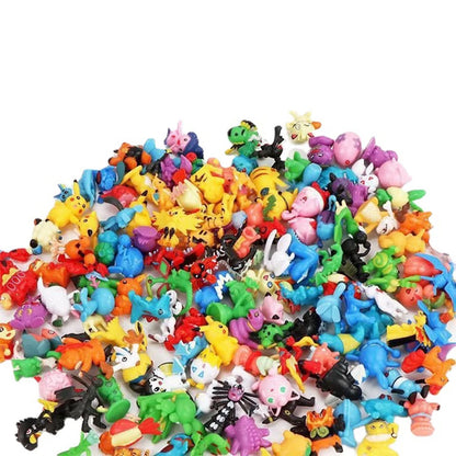 24-144Pcs Different Style Pokemon Anime Figure Pikachu Action Model 2-3CM Mini Model Doll Cute Toy Kids Birthday Christmas Gifts
