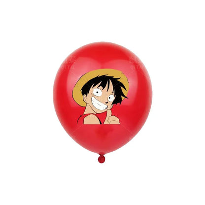 One Piece 12-Inch Latex Balloon Set (3–18pcs) 🎉🏴‍☠️
