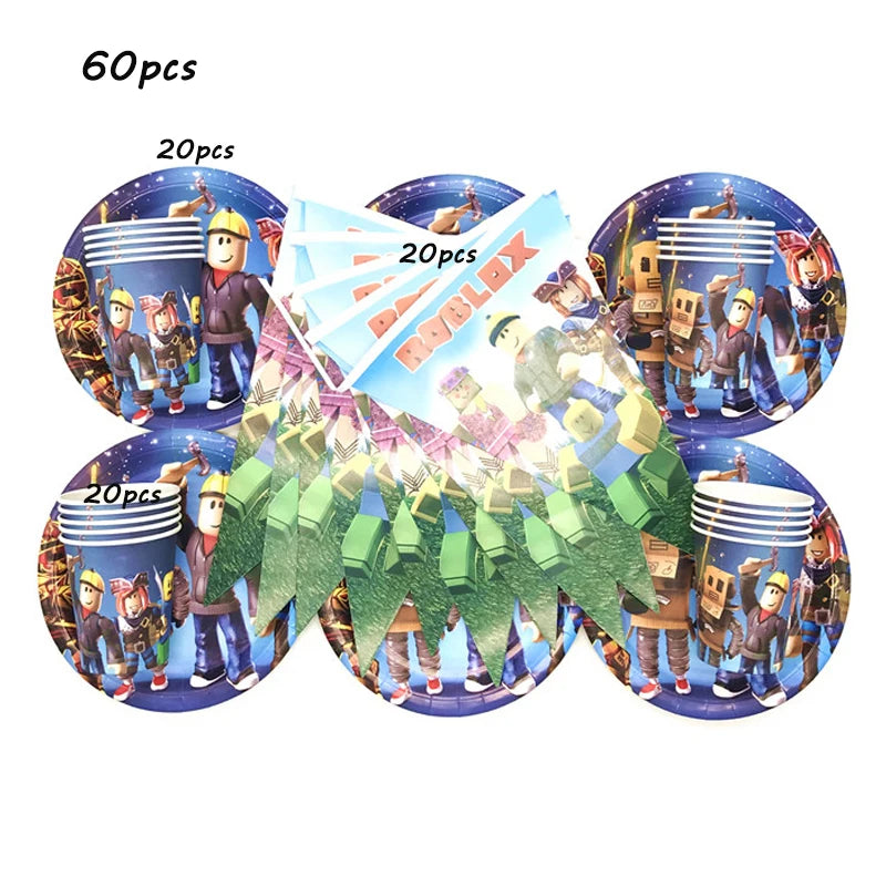 Roblox Birthday Party Decoration Set XL