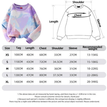Girls' K-Pop HUNTRX Autumn Set: Pink Tie-Dye Sweatshirt & Pearl Tulle Princess Skirt