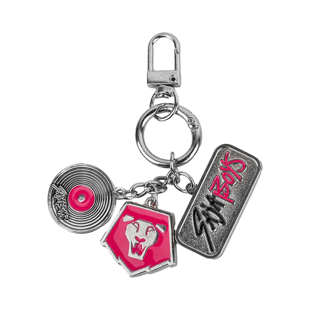1PC Kpop Demon Hunters Officially Licensed 3D Figurine Bag Clip Anime Figure Keychain Collector Kering Backpack Decor Gift